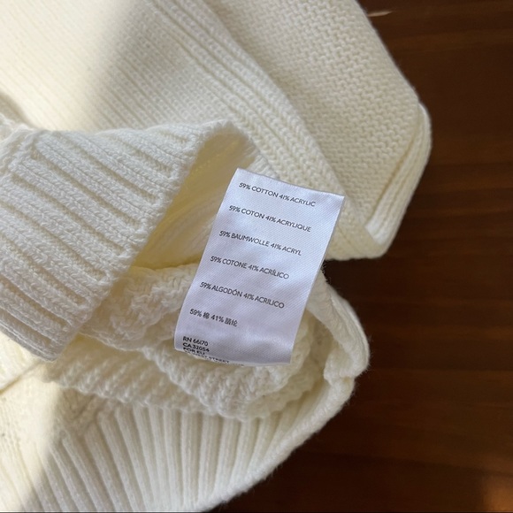 NWT Maeve Anthropologie Cable Knit Sweater Top/Skirt Set Sz Medium - Picture 6 of 11